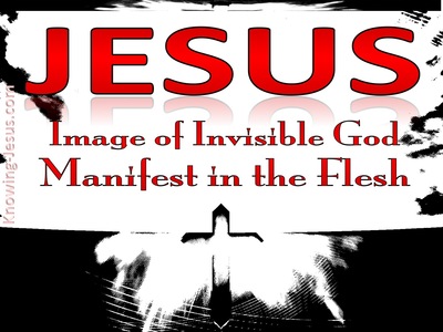 Colossians 1:15 Image Of The Invisible God (red)