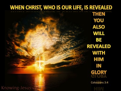 Colossians 3:4 Christ Who Is Our Life (gold)