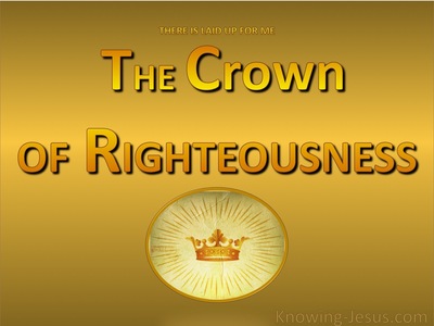 2 Timothy 4:8 The Crown Of Righteousness (gold)