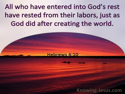 Hebrews 4:10 All Who Enter God's Rest Have Rested From Their Labours (windows)09:19