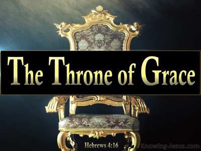 Hebrews 4:16 Come Boldly To The Throne Of Grace (gold)
