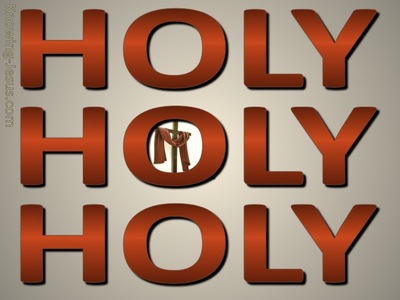 Revelation 4:8 Holy, Holy, Holy (brown)