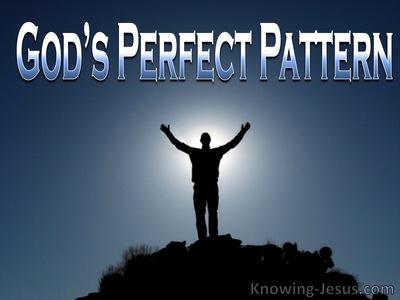 God’s Perfect Pattern (devotional) Psalm 8-4