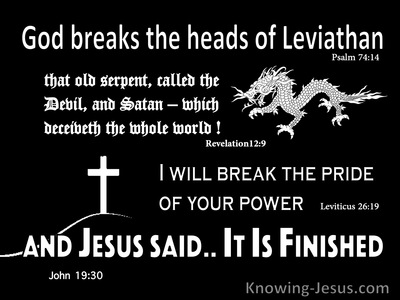Have You Considered Leviathan (devotional) (black) - Psalm 74:14
