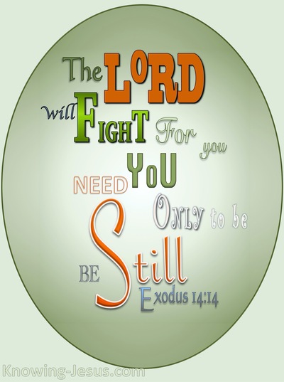 Exodus 1414 KJV Mobile Phone Wallpaper  The LORD shall fight for you and  ye shall hold