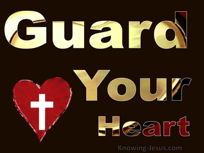 Proverbs 4:23 Guard Your Heart (devotional) (red)