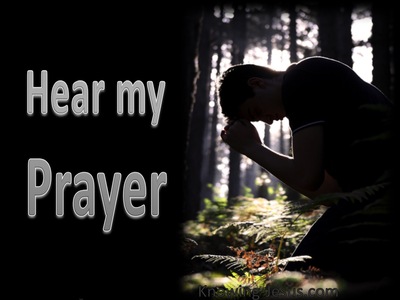 Hear My Prayer (devotional) (black) - Psalm 54:2