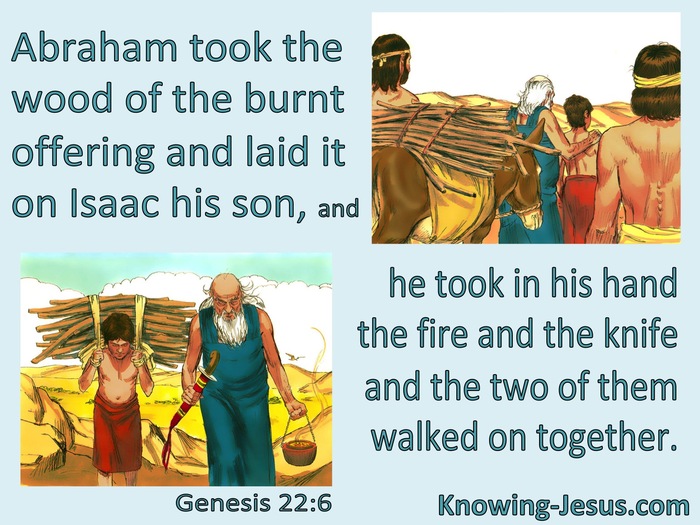 Genesis 22:6 Abraham And Isaac Walked On Together (sage)