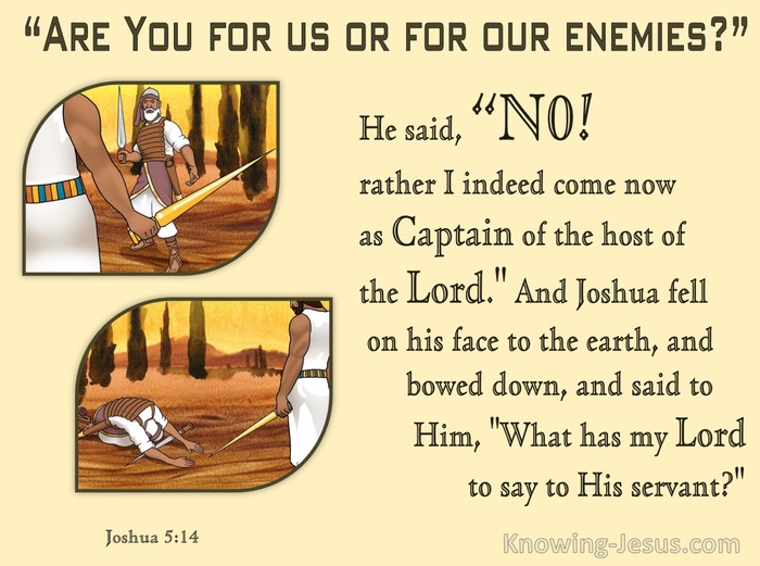 Joshua 5:14 Captain Of The Host Of The Lord (brown)