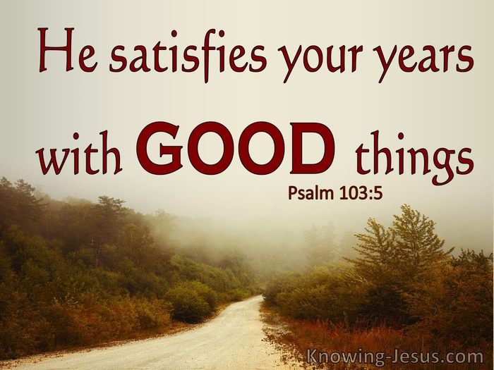 Salmos 103:5 NVI - Bible Scripture Image - Bible Portal