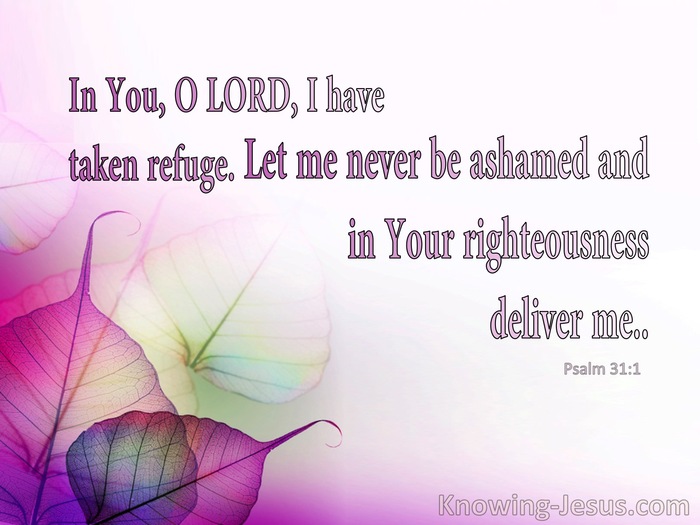 Psalm 31:1 In You I Have Refuge (pink)