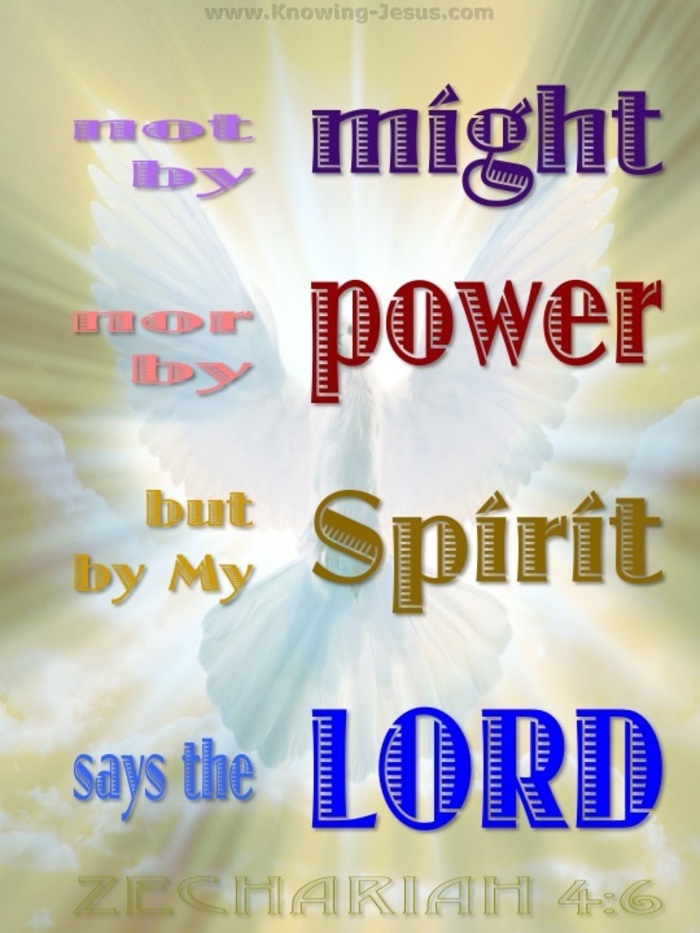 11 Bible Verses About Power Of Holy Spirit Shown In