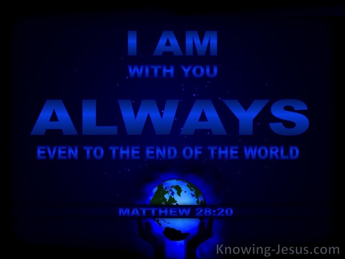 Matthew 28:20 God’s Divine Omnipresence (devotional)06-29 (blue)