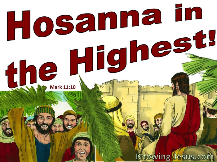 hosanna in the highest bible verse