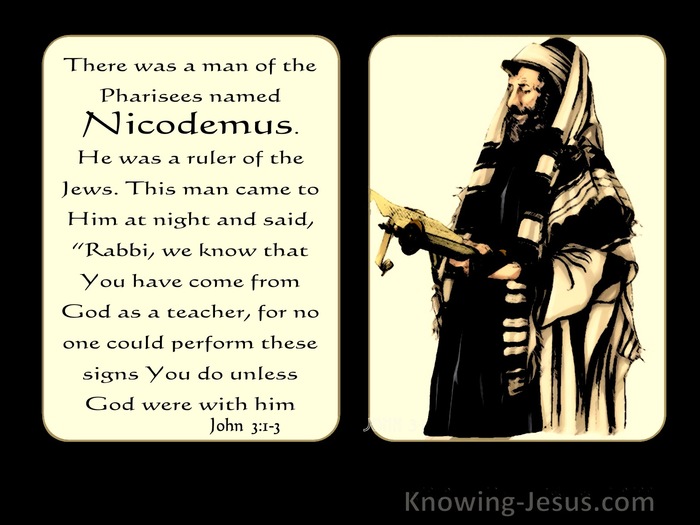 John  3-1 There Was A Man Named Nicodemus (yellow)