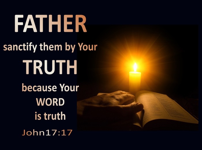 John 17:17 Sanctify Them By Thy Word (black)