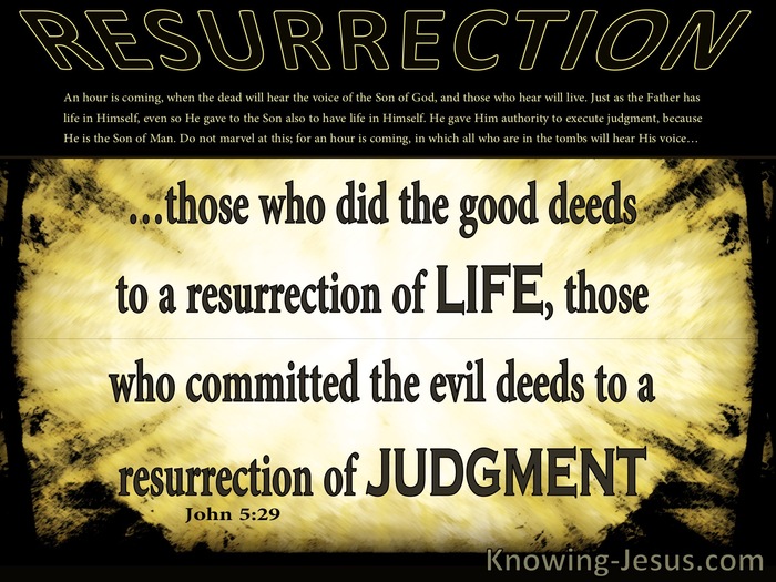 5 Bible Verses About Second Resurrection