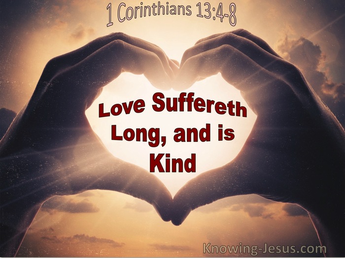 Real Love Bible 1 Corinthians 13:4-8, definition of love, Bible scripture