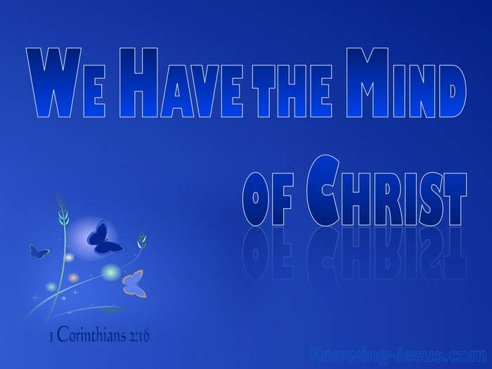 1 Corinthians 2:16 The Mind of Christ (devotional)11-17 (blue)