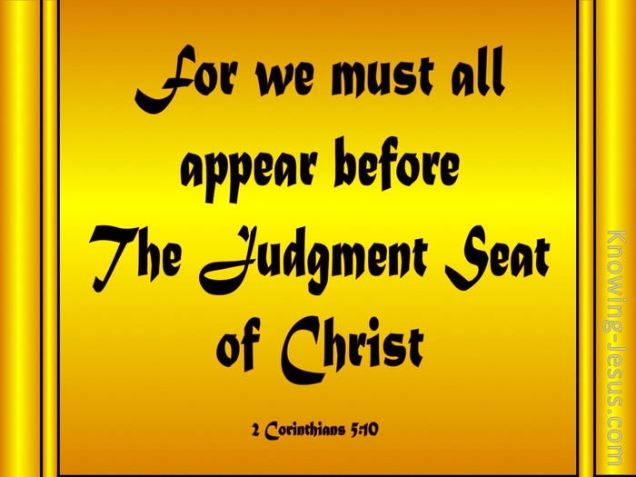 bema judgment seat of christ for christians