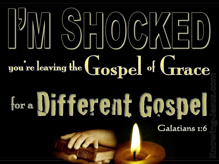 Galatians 1:6 You Are Leaving The Gospel Of Grace (black)