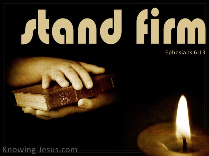Ephesians 6:13 Put On The Full Armour Of God (beige)