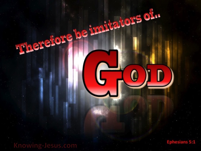 Ephesians 5:1 Be Imitators of God (red)
