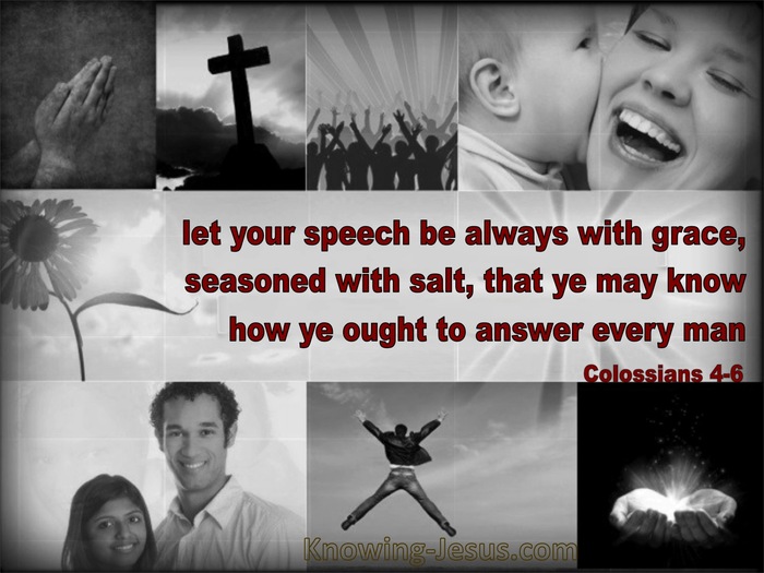 Colossians 4:6 Let Your Speech Be Gracious (gray)