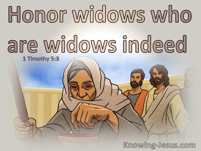 1 Timothy 5:3 Honour Widows Who Are Widows Indeed (pink)