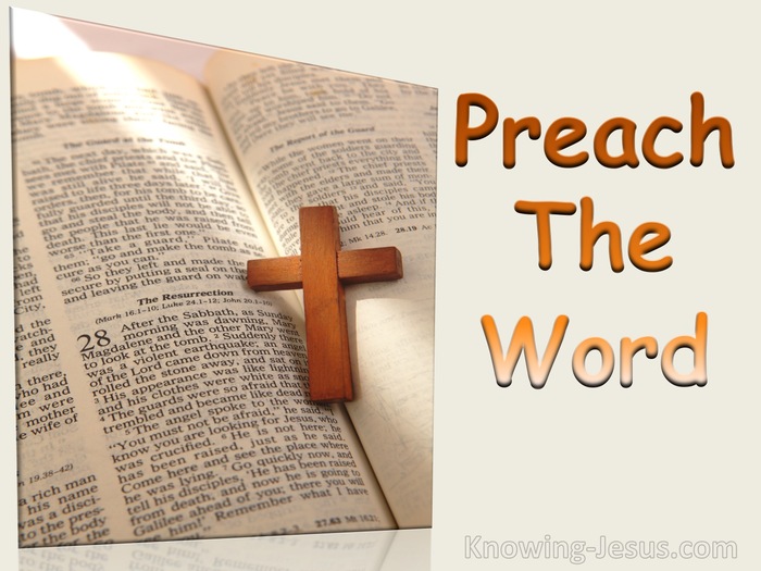 2 Timothy 4:2 A Preach The Word (orange)