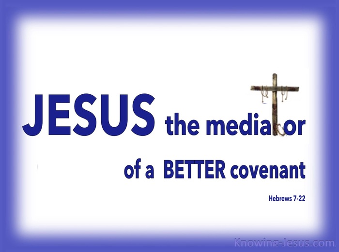 Hebrews 7:22 A Better Covenant (blue)