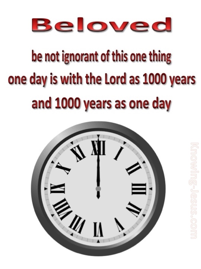 2 Peter 3:8 1000 Years Is As 1 day (red)