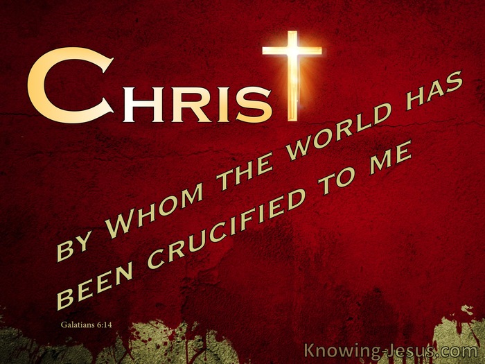 Galatians 6:14 Christ Crucified (devotional)11-27 (gold)