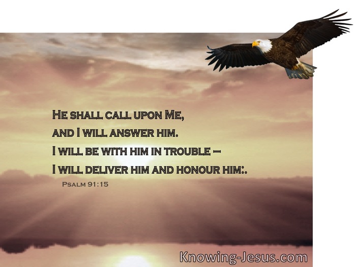 Psalm 91:15 His Tender Mercies (devotional)06-15 (brown)