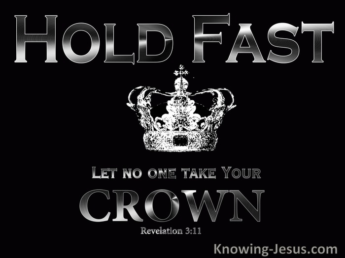 Revelation 3:11 Hold Fast (devotional)06-05 (black)