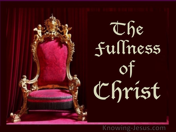 Ephesians 4:13 The Fullness of Christ (maroon)