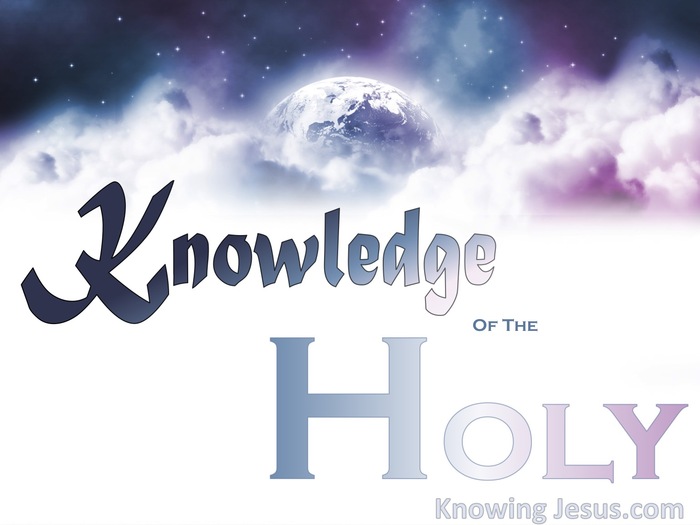 Psalm 89:15 Knowledge Of The Holy  (devotional)04-11 (white)