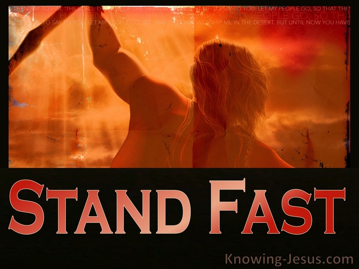 1 Corinthians 16:13 Stand Fast (devotional)08:29 (black)