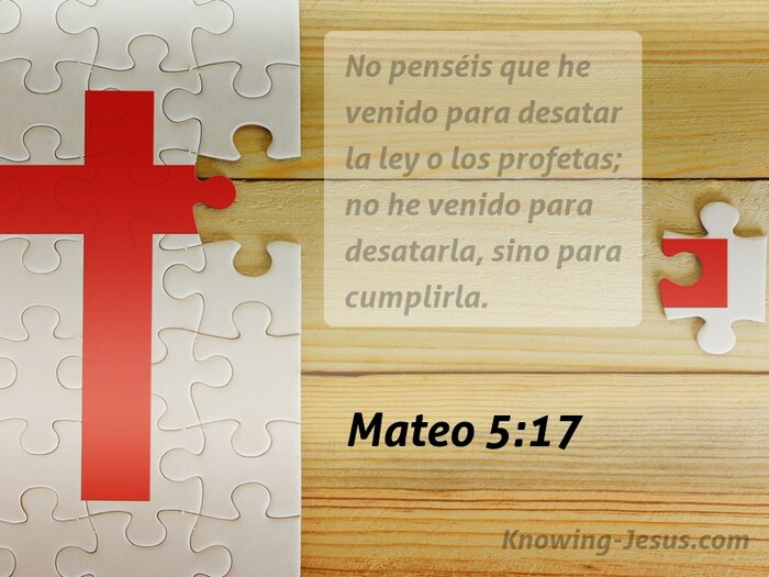 Mateo 5:17 Abolición (silver)