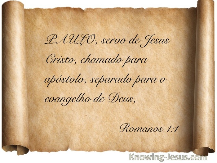 Romanos 1:1 (white)
