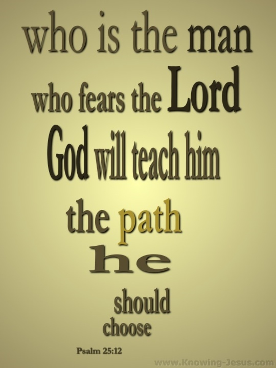a man that fears the lord