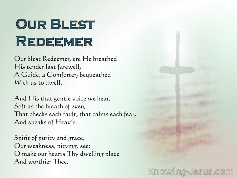 God My Comforter Devotional Sage Poem